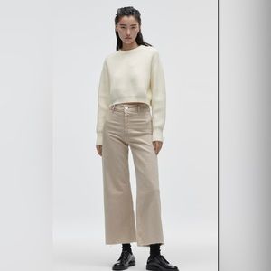 Zara marine straight jeans